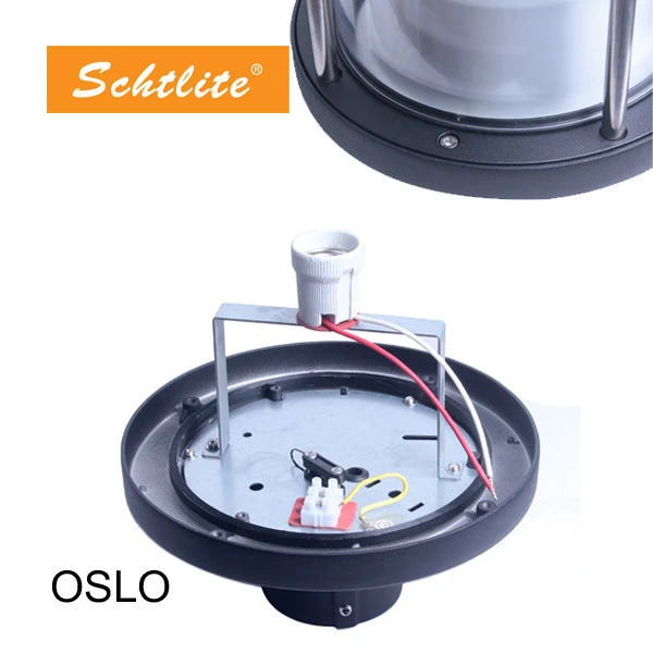 OSLO  best sell E27 CFL top post head street light