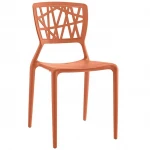Outdoor Cafe Chair Stackable UV Protection plastic cafe chair