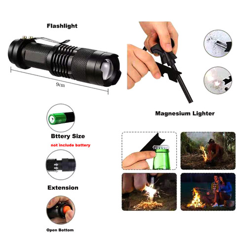 Buy Outdoor Camping 16 In 1 Edc Hand Tools Emergency Multi Tool Set ...