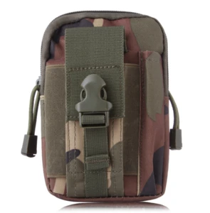 Outdoor Camping Hiking Bag Military Tactical Bag Molle Pouch Belt Loops Waist Bag Phone Case