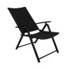Outdoor Furniture Foldable Rattan Garden Chairs with 7 Position Adjustable Back