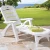 Import Outdoor furniture white plastic pool lounge chairs from China