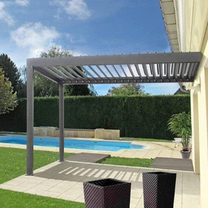 Outdoor Garden Sets Decorative Waterproof  aluminium Pergola For Sunshade