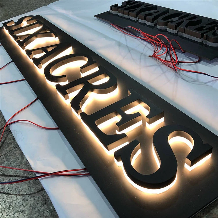 Outdoor large building sign metal led electronic sign factory direct