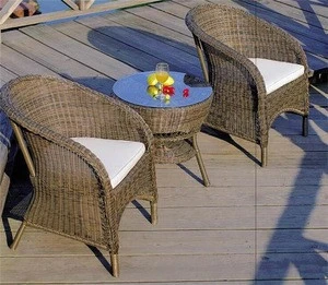 Outdoor PE Rattan Bar Table Set Wickers Furniture balcony Bar table and chair Set