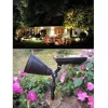 Outdoor Spot Light 4pcs LED Waterproof IP65 Solar Lawn Light Wall Garden Lantern Lamp