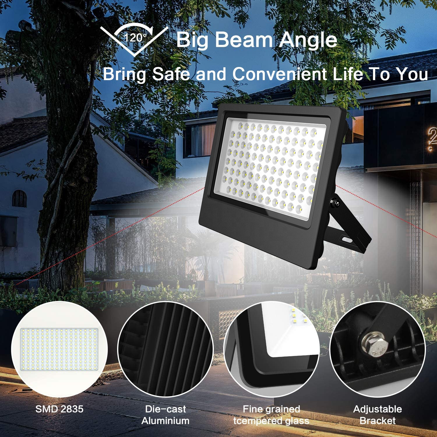 Buy Outdoor Waterproof Led Flood Light 30w 50w 100w 150w 200w Led ...