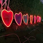 Outdoor Waterproof Led Warning Bar Signs  PVC Custom Led Neon Light For Lighting