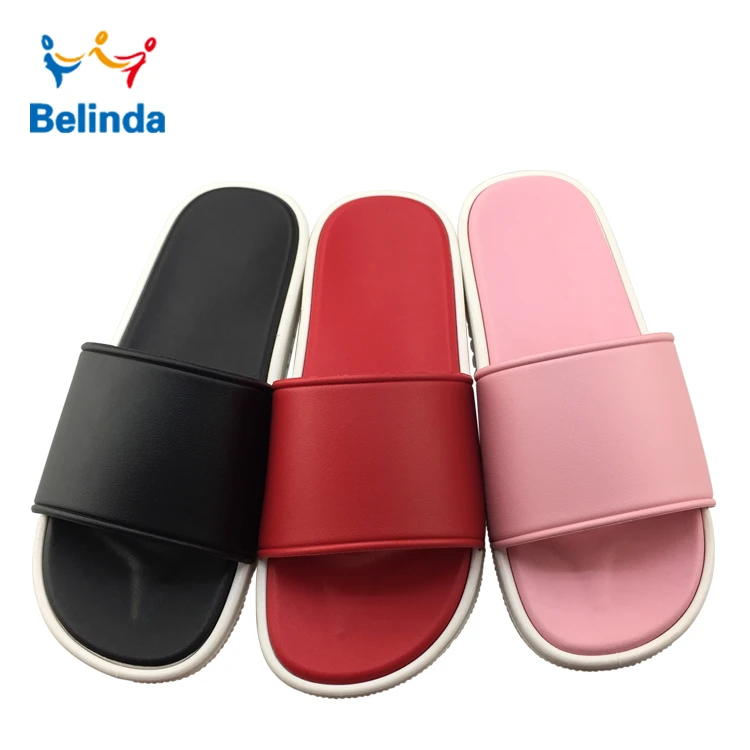 Outdoor Women Shoes Flat Slide Mules Plastic Ladies Slippers And Sandals