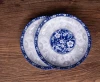 PAD PRINTING CHINA FLOWER DECAL PORCELAIN PLATE