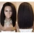 Import Permier top quality human hair lace frontal wigs 13*4 Yaki straight front lace wigs for women from China