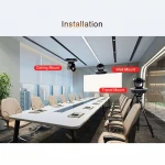 personal security equipment real hd webcam 20x zoom USB  3 outputs video conference camera