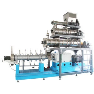 pet food processing machines dry floating fish feed machine