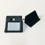 PIR motion waterproof heatproof rechargeable solar powered led garden light led solar wall light