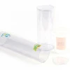plastic container cylinder rounded 500 package and clear luxury plastic tubes with end caps Containers
