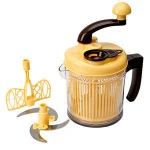 Plastic Hand Chopper Manual mini meat grinders Mincer Egg Separator salad spinner bowl