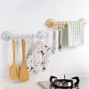 Plastic Suction Cup Kitchen Hanger Organizer Bath Clothes Towel Bathroom Hook Cooking Tool Flexible Storage Rack Shelf