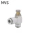 Import Pneumatic Parts Push to Connect Metric Inch Tube Size Thread Speed Controller Fittings from China