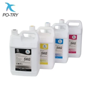 PO-TRY Hot Selling 5L Fluent Fast Drying High Color Fastness Bottle Sublimation Ink For I3200