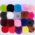Import Popular   Faux Fur  Pom   Polyester   Customized Plush China  Factory  Cheaper Fur Pom Poms from China