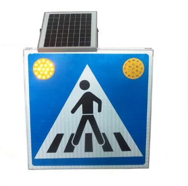 Popular  Led Solar Pedestrian crossing  Traffic Signs