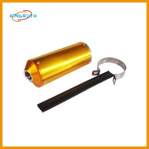 Popular round head and small hole racing motorcycle exhaust pipe system 2017 new style scooter part
