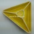Import Popular triangle quality ceramic ashtray with golden edge with customized logo with three rest for sale from China