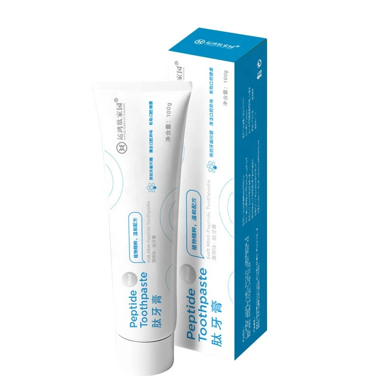 Popular Tube Fast Whitening Keep Freshing Breathe Peptide Whitening Toothpaste