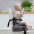 Portable Baby Chair & Diaper Backpack Folding Child Dining High Chair Booster Seat Navy Blue
