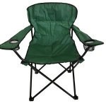 Portable  foldable camping chair with cup holder lightweight beach chair