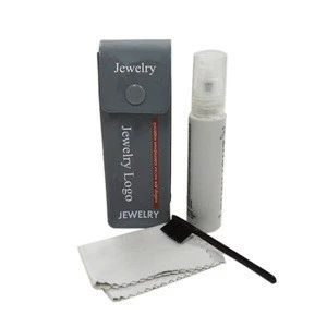 Portable Jewellery Polishing Cleaning Liquid Cloth Kit, Jewelry &amp; Eyeglass Liquid Cleaner Cleaning Kit