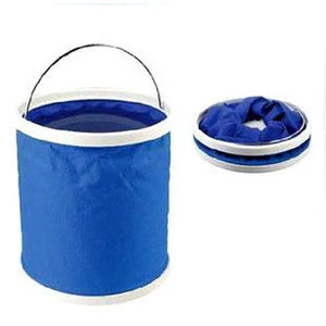 Portable Outdoor Camping Folding Bucket Car Wash Fishing Bucket