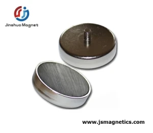 Pot Magnets Ferrite Pot Magnets with Hook Magnet Shallow Pot Magnet Hard Ferrite with Female Thread