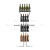 Import Powder coated retail display stands Stainless Steel wine Display Rack from China