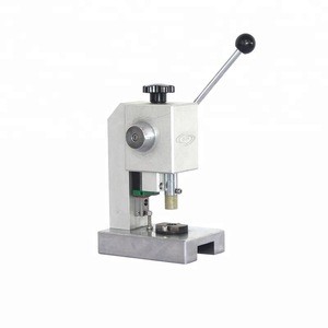 Precision disc cutting machine is suitable for various types of button batteries