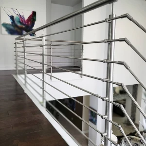 Prefabricated indoor stair stainless steel railings for balconies photos