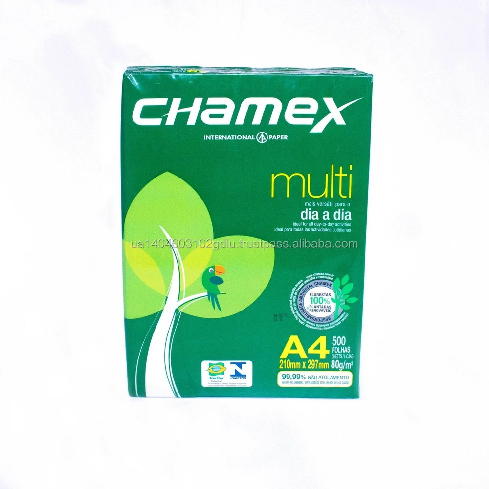 Premium Quality Chamex A4 copy paper 80GSM/75GSM/70GSM Chamex Office Copy Papers Sheets