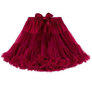 Premium Quality Fluffy Chiffon Pettiskirt Tutu Girl Party Skirt