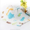 printed animals soft handkerchief, mom&#x27;s care wash cloth