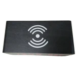 Private design promotional induction qi quick charging wireless charger with led alarm clock