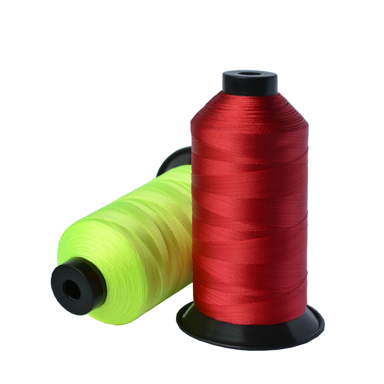 Production of various colors of Nylon 6.6 Bonded Thread