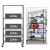 Import Professional 5 Tiers NSF High Quality Cheap Epoxy Coating Chrome Plated iron wire mesh kitchen rack storage+holders racks from China