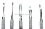 Professional cuticle pushers manicure pedicure nail care treatment set / kit 5-Piece Cuticle Pushers & Cleaners Kit