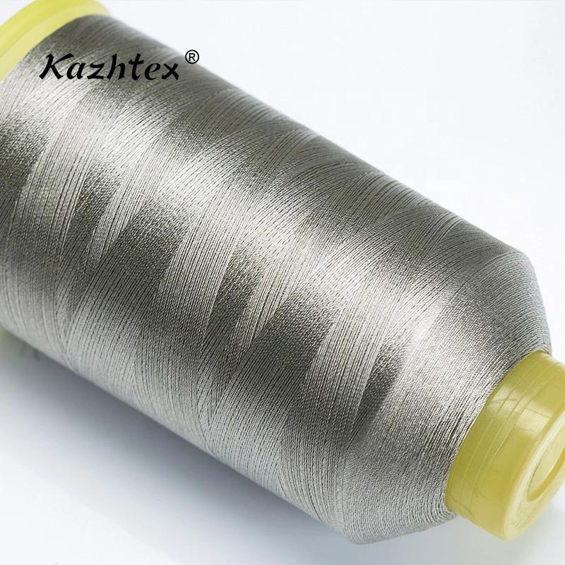 Professional embroidery anti-static silver coated conductive sewing thread