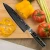 Import professional Micarta wood handle kitchen knife damascus chef knife from China