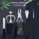 Professional Stainless Steel Cuticle Nail Nipper Clipper Set Nail Manicure Pedicure Care Trim Plier Cutter Tool