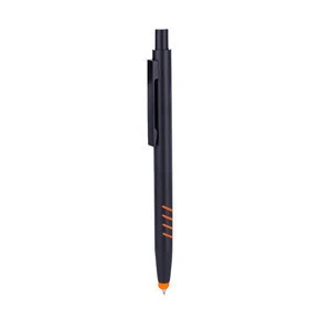 Promotion ODM Slim click touch screen stylus ballpoint metal pen with logo printed