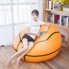 PVC Sofa Inflatable Home Furniture Basketball Shape One Seat Sofa For Kids and Adult