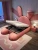 Import Queen Size Fabric Up-holstered Beds Bedroom Furniture Home Queen Bedding Frame Rabbit Ear Headboard Children Bed Set Nightstand from China