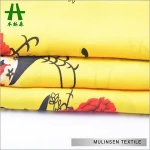 Quickly Sold Out Cheap Factory Stock Printed 100% Polyester Wool Peach Fabric